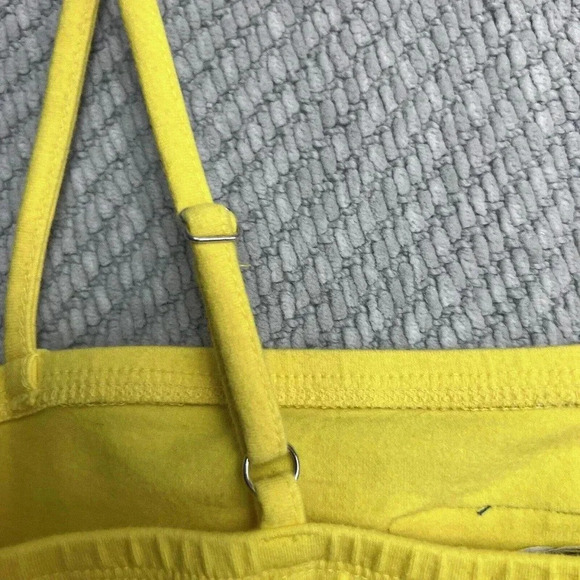 USPS x Forever 21 Womens Top Sz M Yellow Tank Cropped Priority Mail Cami NWT - Picture 5 of 10